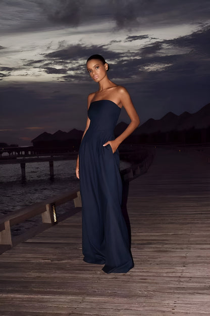 Elara – Strapless Jumpsuit