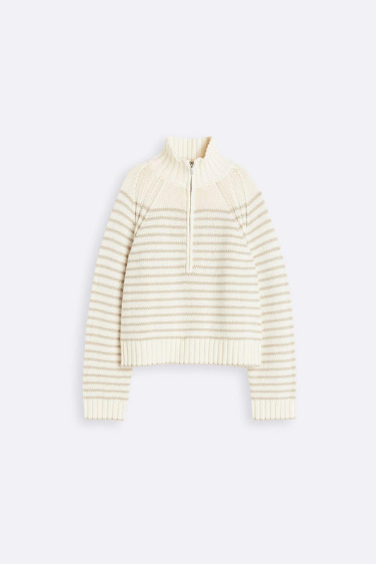 Chloe | Oversized Half-Zip Jumper