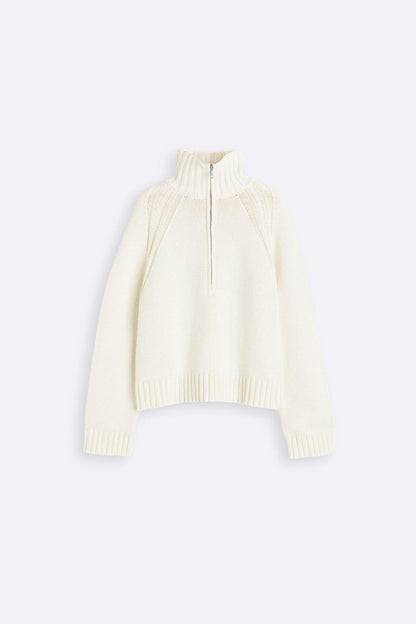 Chloe | Oversized Half-Zip Jumper