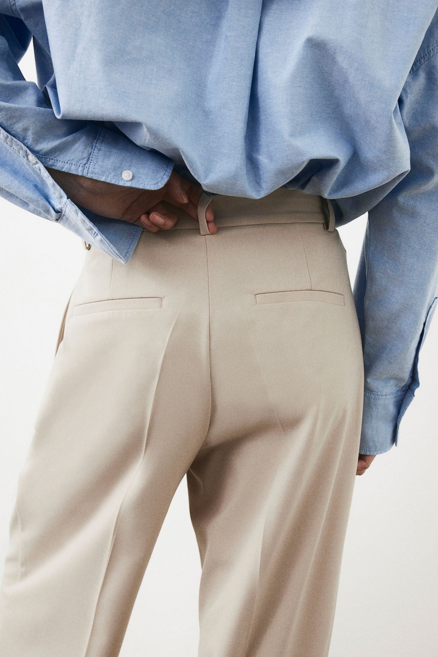 Aurora | Wide-Leg Chino Trousers