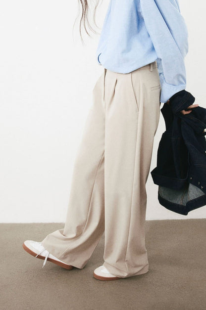 Aurora | Wide-Leg Chino Trousers