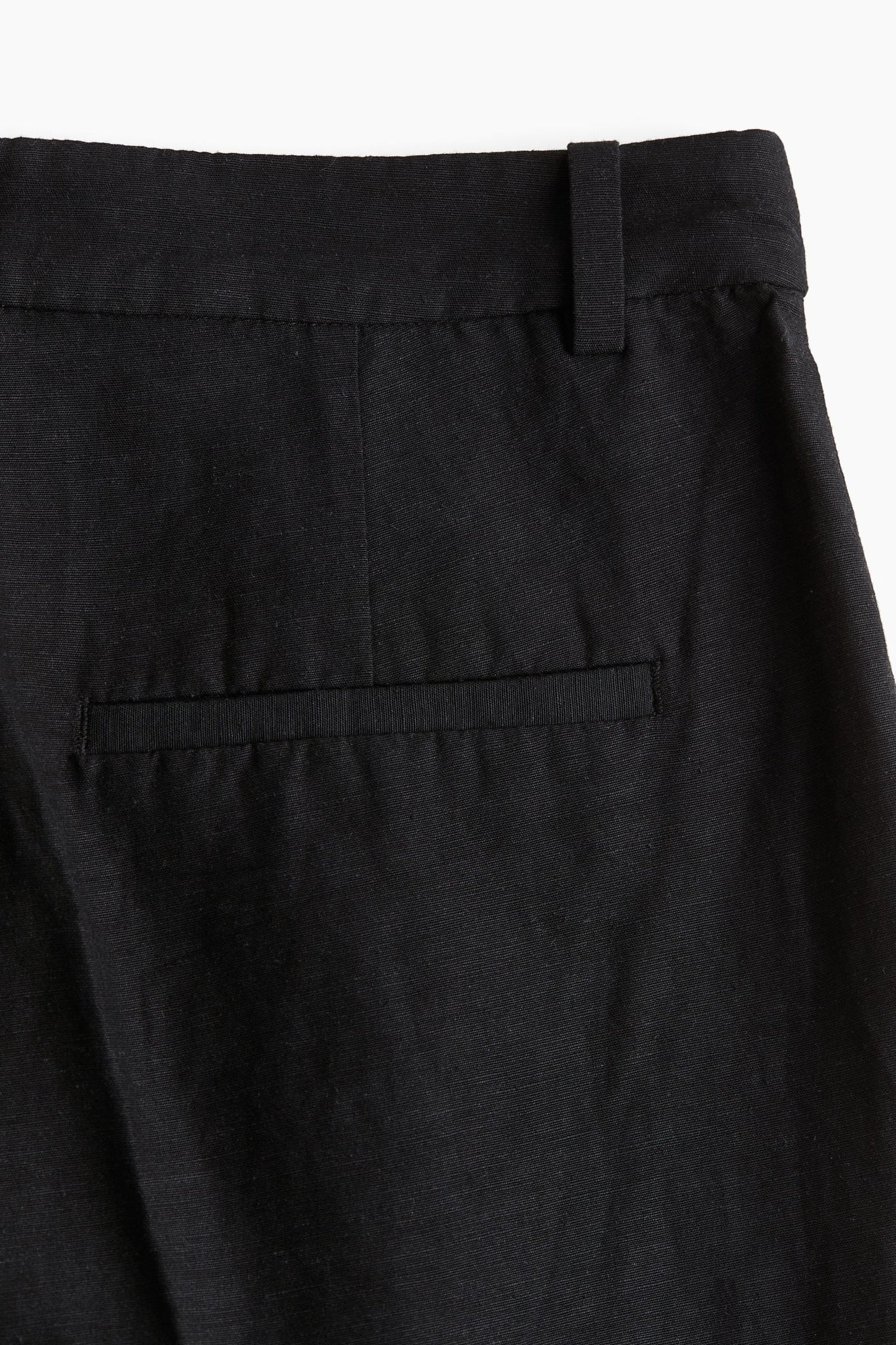 Isabella | Long Linen-Blend Trousers