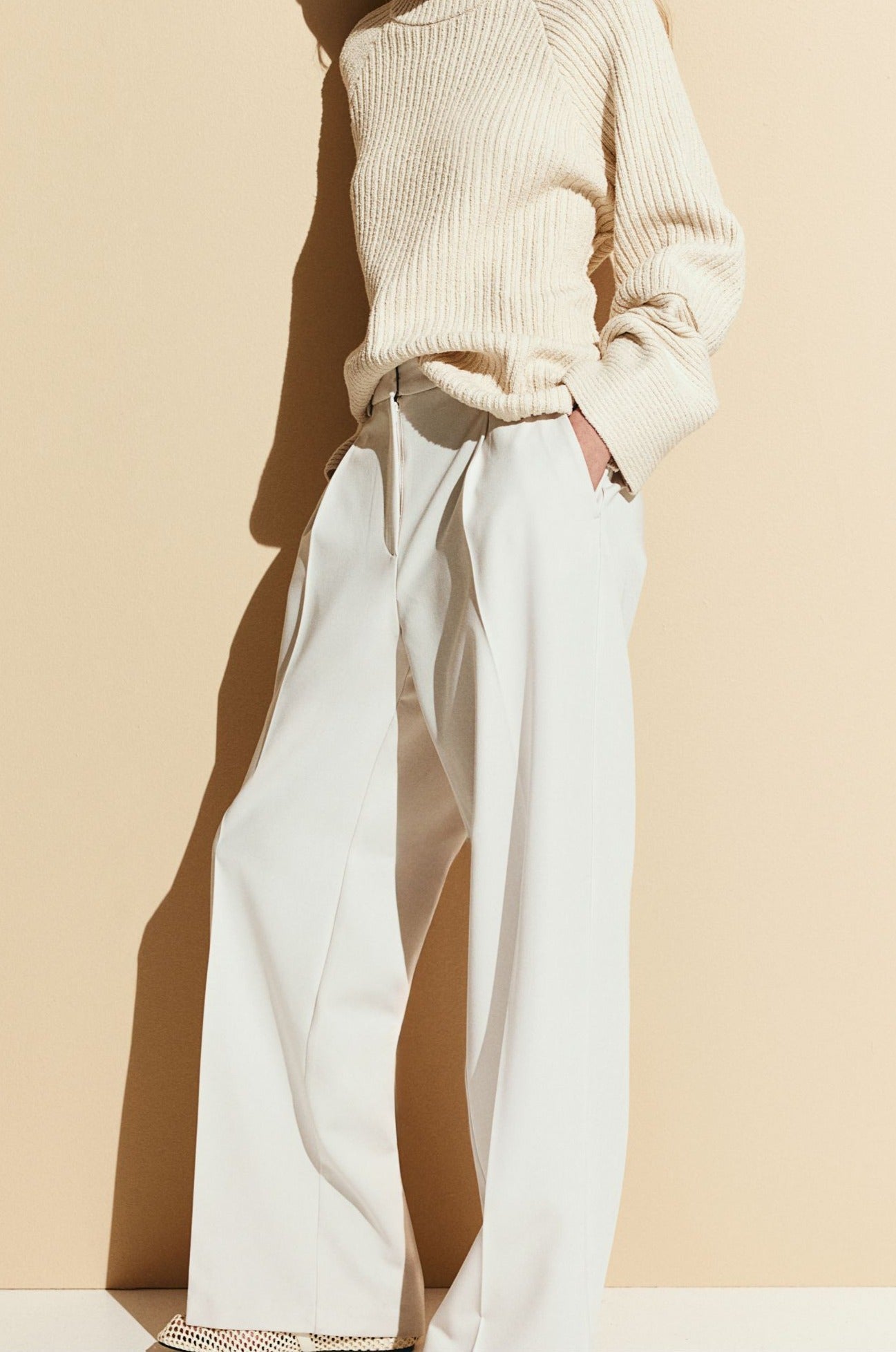 Aurora | Wide-Leg Chino Trousers